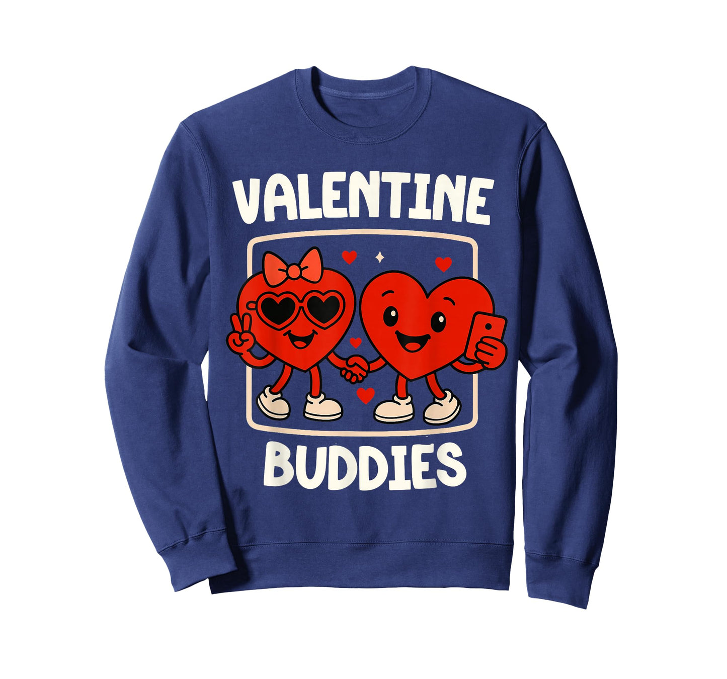 Valentine Buddies Twin Bestie Friends Matching Boys Girls T-Shirt