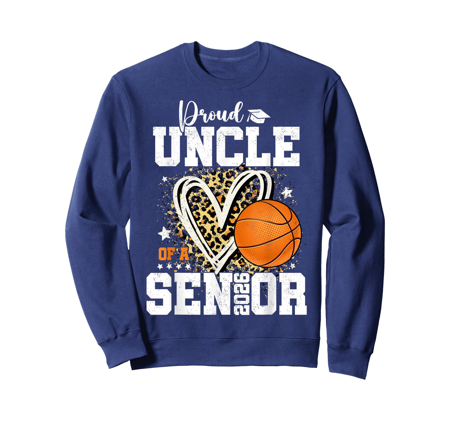 Proud Uncle of A 2026 Senior Graduate Basketball Leopard T-Shirt