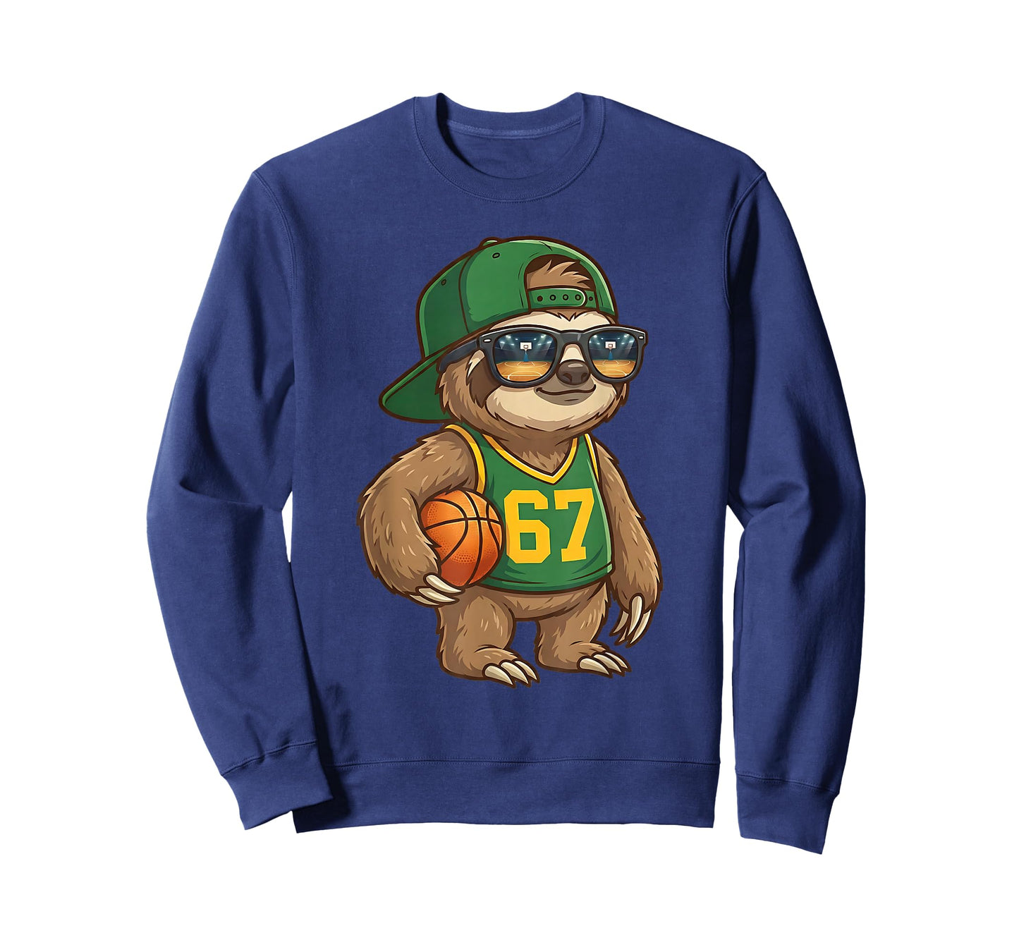 Sloth Basketball 67 Gen Alpha Slang Sports Men Boys Kids T-Shirt