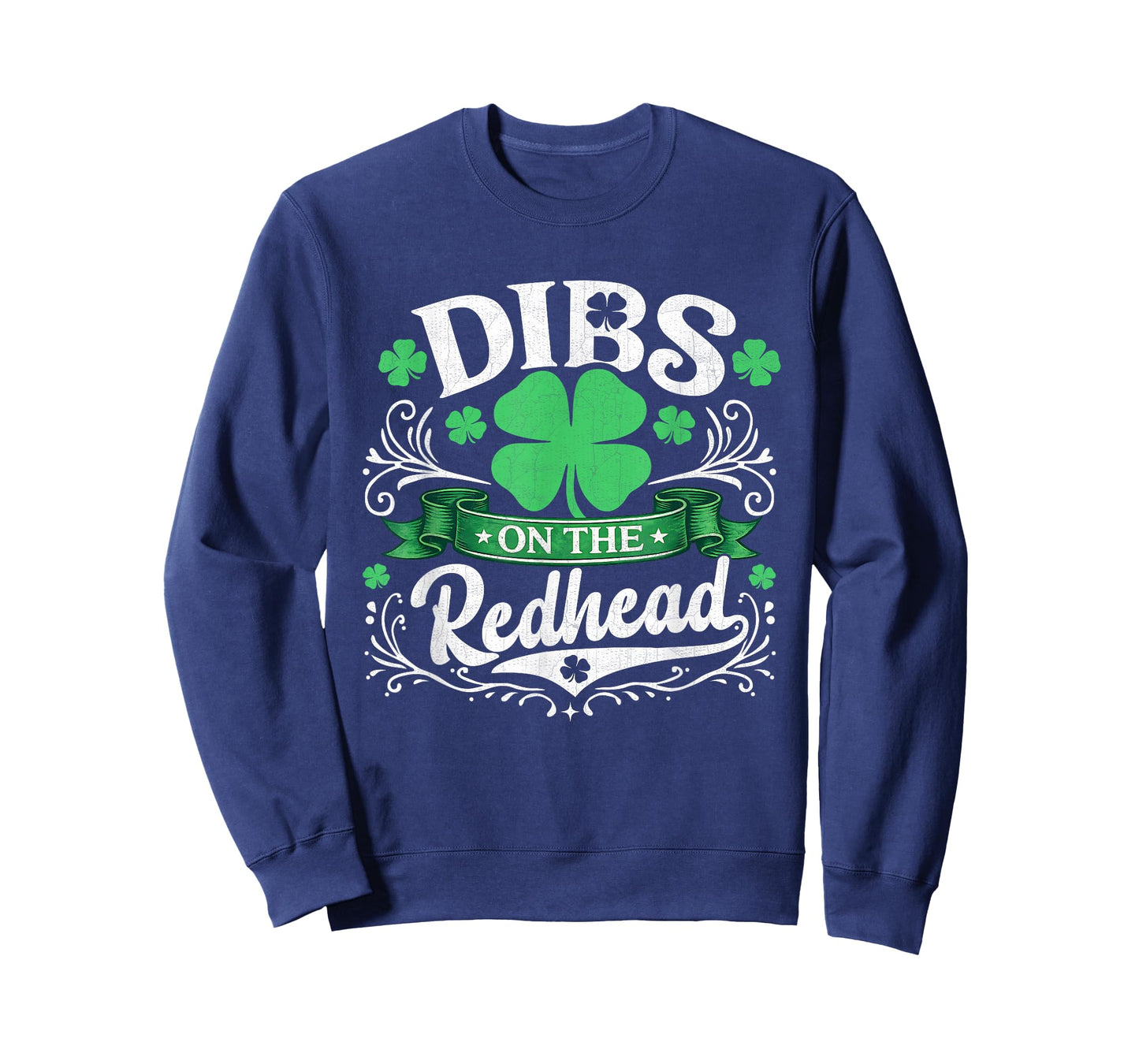 Dibs On The Redhead Shirt Irish Shamrock St Patricks Day Men T-Shirt