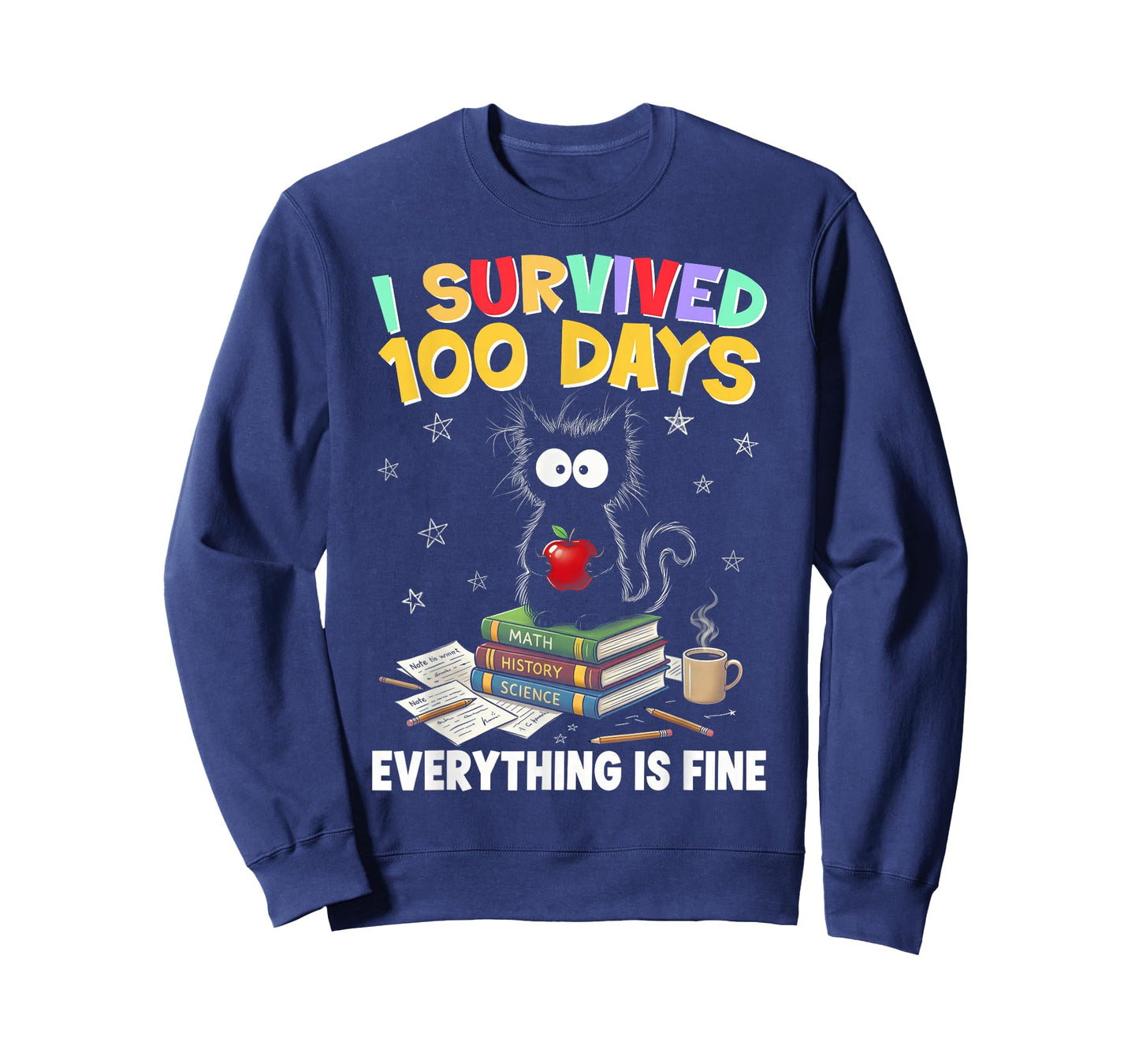 I Survived 100 Days of School Teacher & Kids T-Shirt