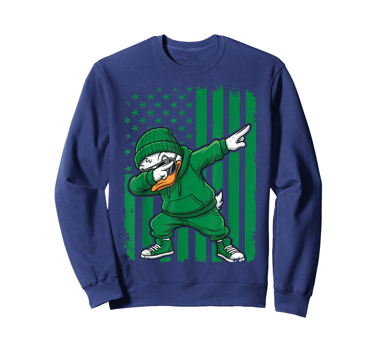 Vintage Dabbing Duck Graphic for Men Women Boys Girls Kids T-Shirt