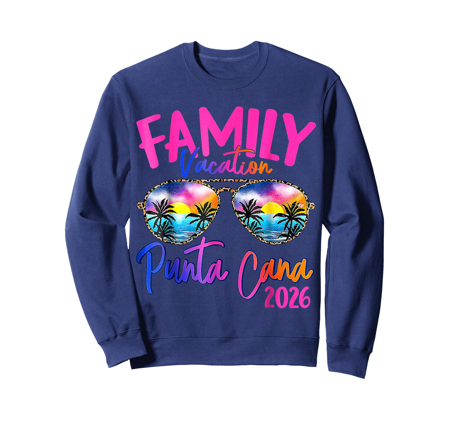 Family Vacation Punta Cana 2026 Matching Holiday Summer T-Shirt