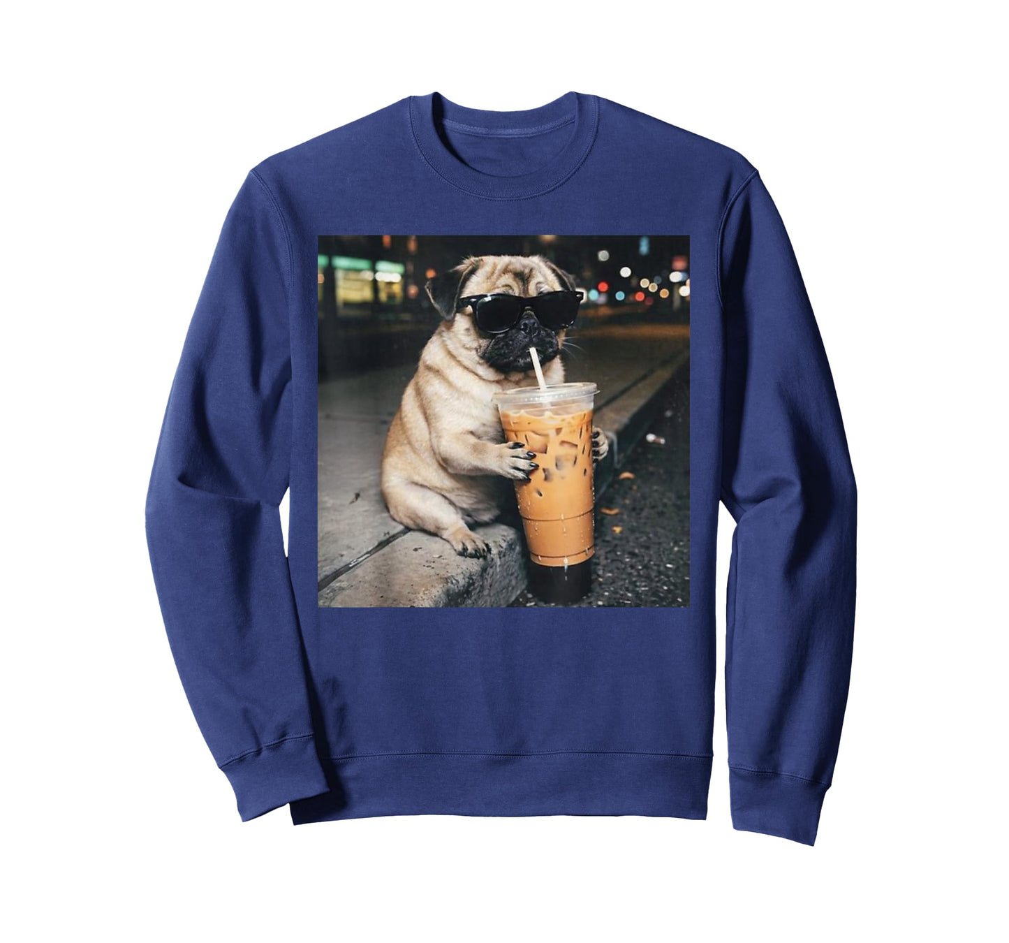 Pug Iced Coffee T-Shirt