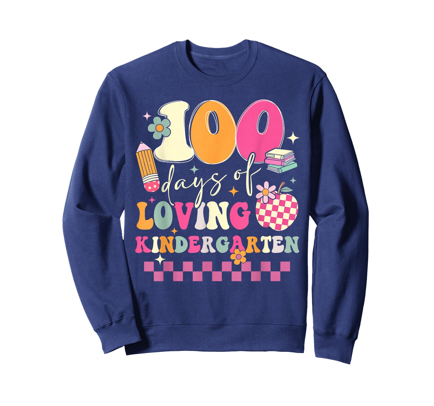 100 Days of Loving Kindergarten 100th Day Teachers Kids T-Shirt