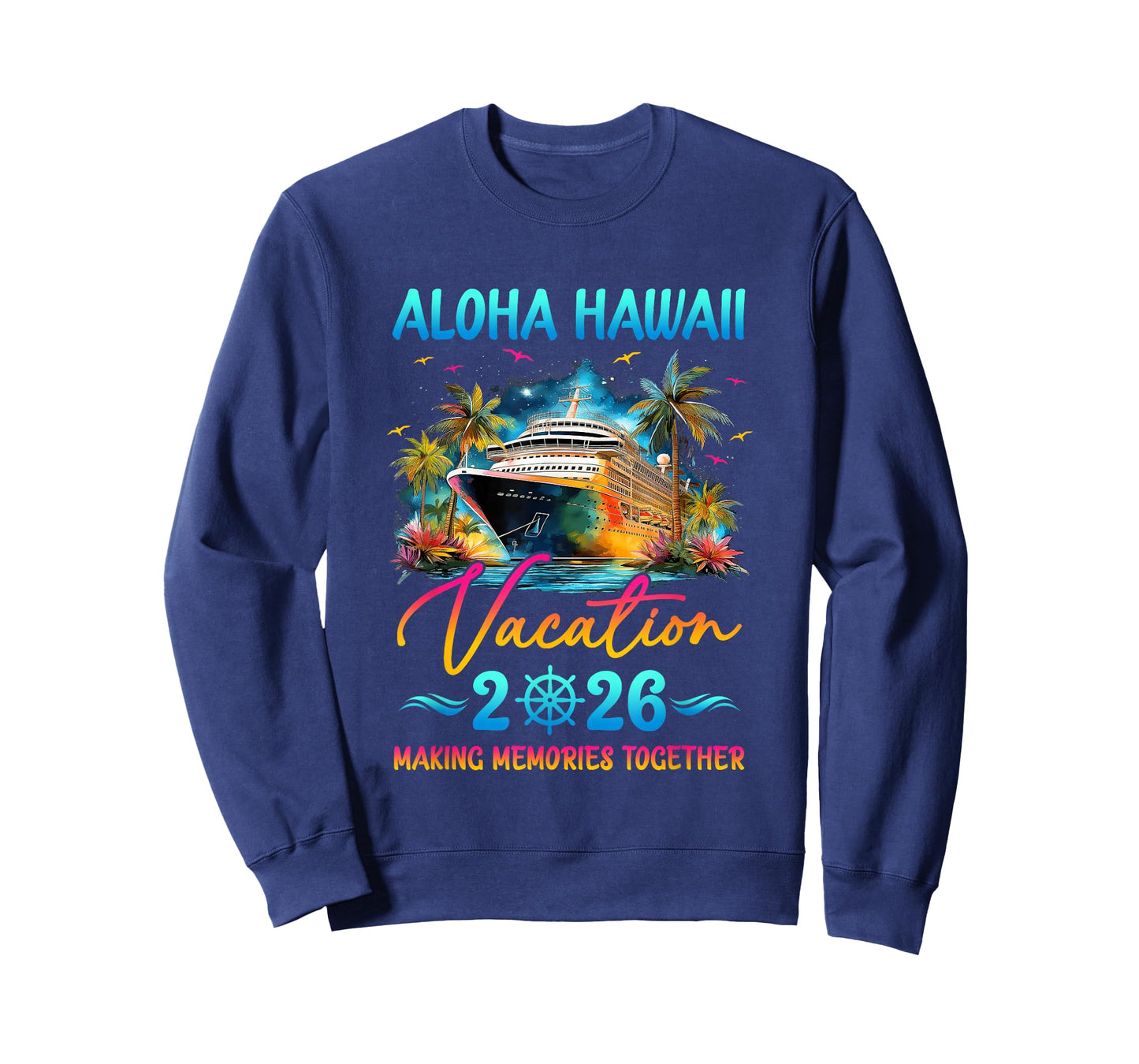 Aloha Hawaii Family Vacation 2026 Matching Group Summer T-Shirt