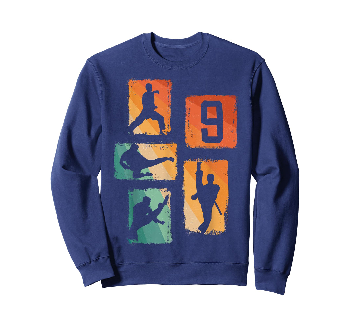 9th Birthday Karate Taekwondo 9 Years Old Boy Martial Arts T-Shirt