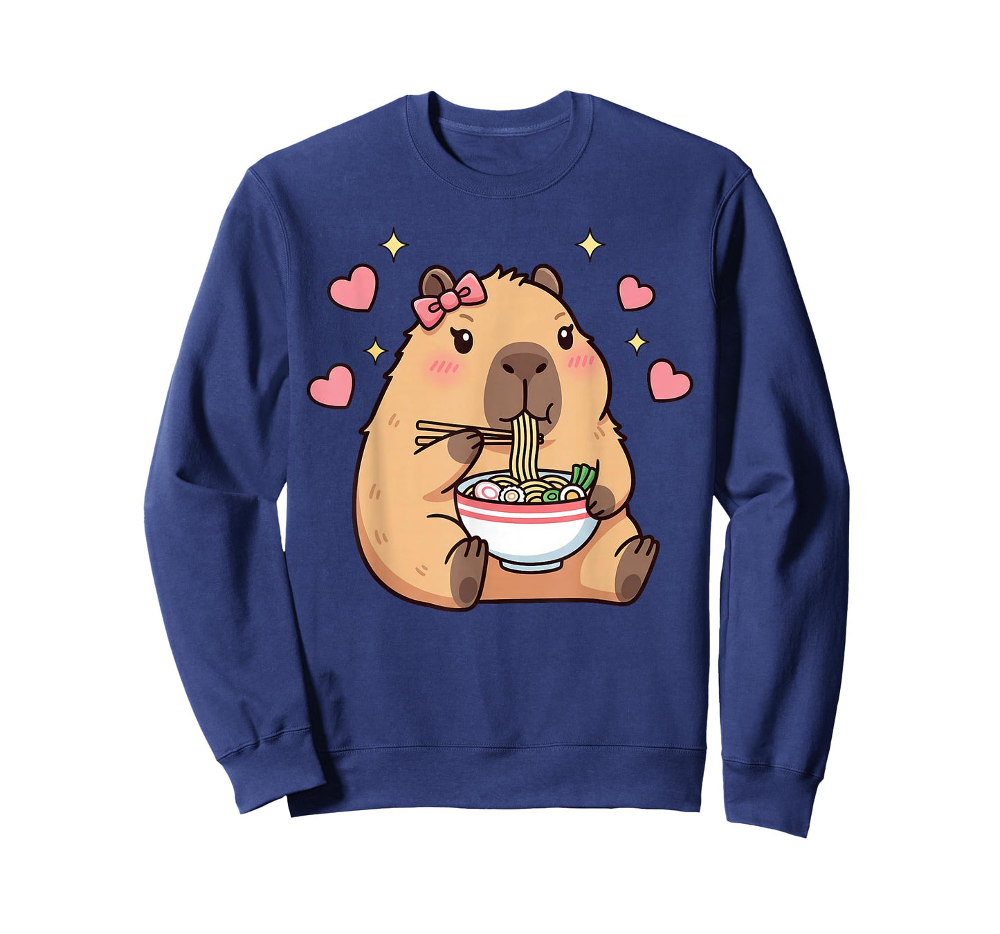 Cute Girls Capybara Ramen Kawaii Tea Kawaii Capy Lover Kids T-Shirt