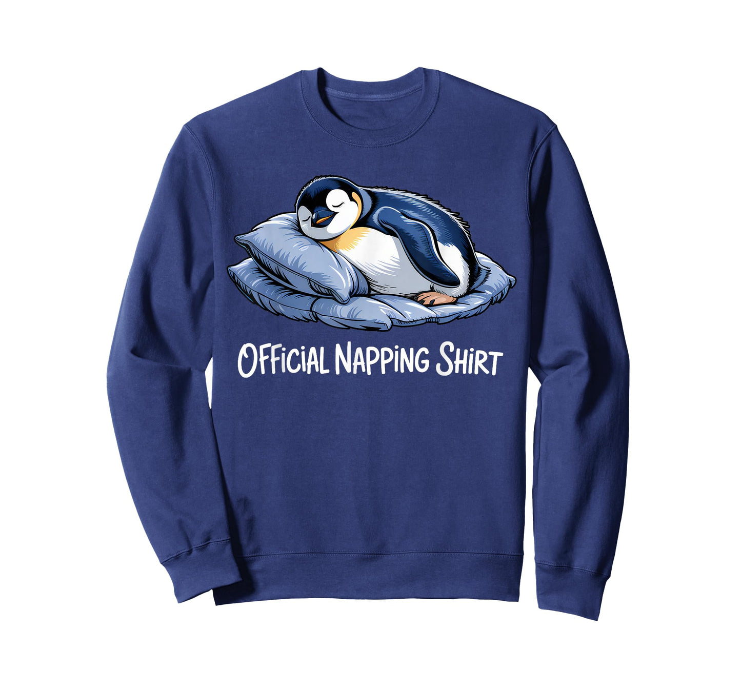 Funny Penguin Sleeping Penguin Lover Official Napping Cute T-Shirt