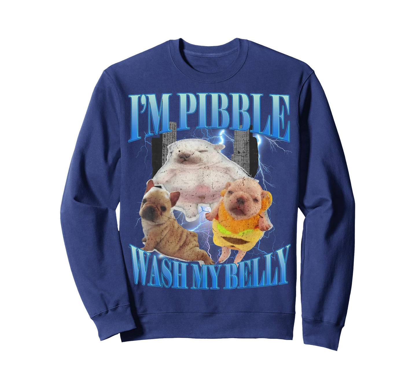 I Am Pibble Wash My Belly Funny Dog Clean My Belly Meme Dogs T-Shirt