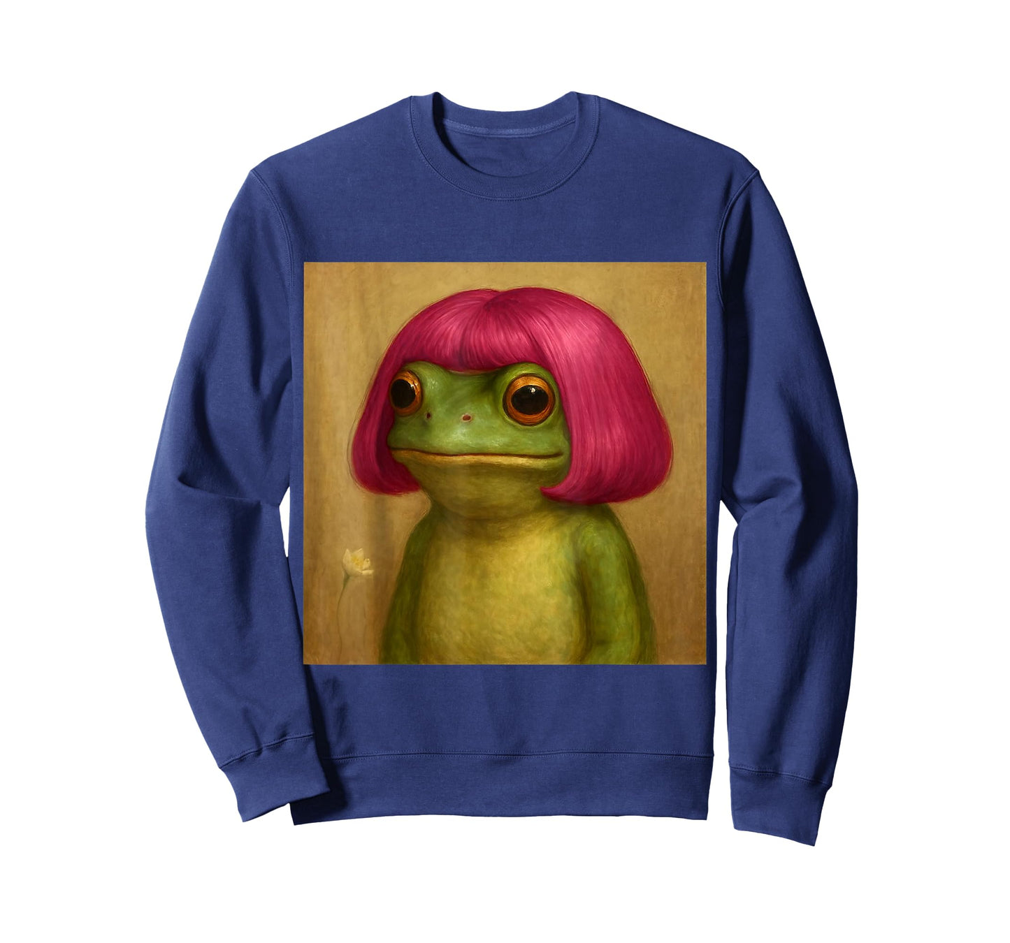 Vintage Frog Bob Haircut Funny Meme for Men Women Kids T-Shirt