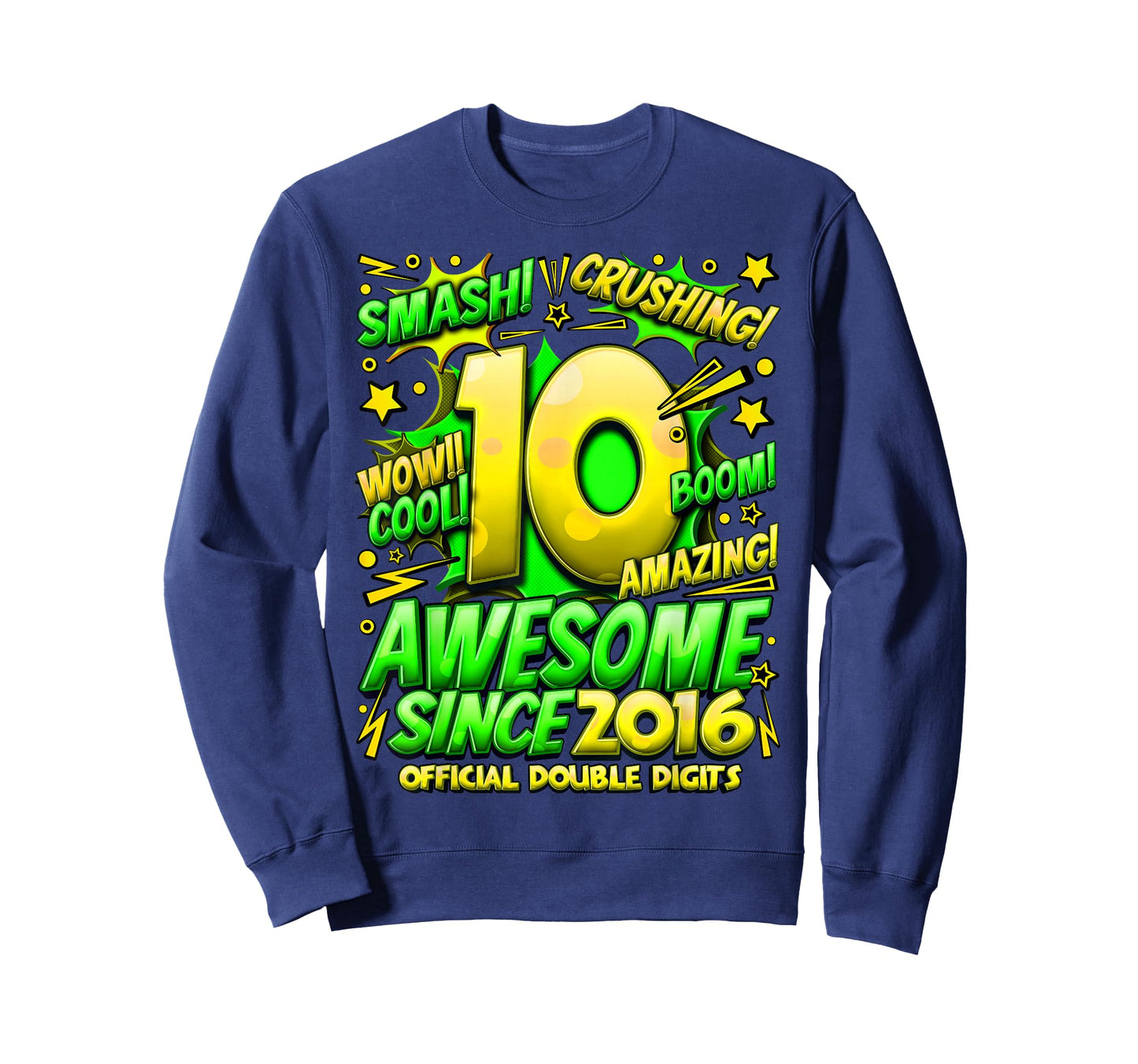 Official Double Digits 10 Year Old Boys 10th Birthday Boy T-Shirt