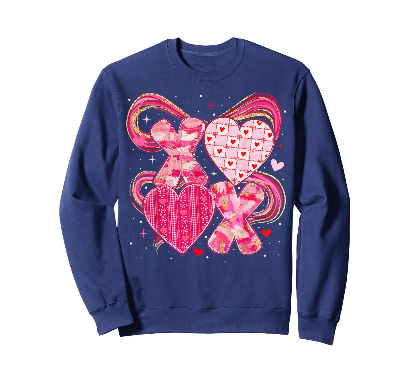 XOXO Valentine Pink Heart Coquette Bow Girl Women Kid T-Shirt