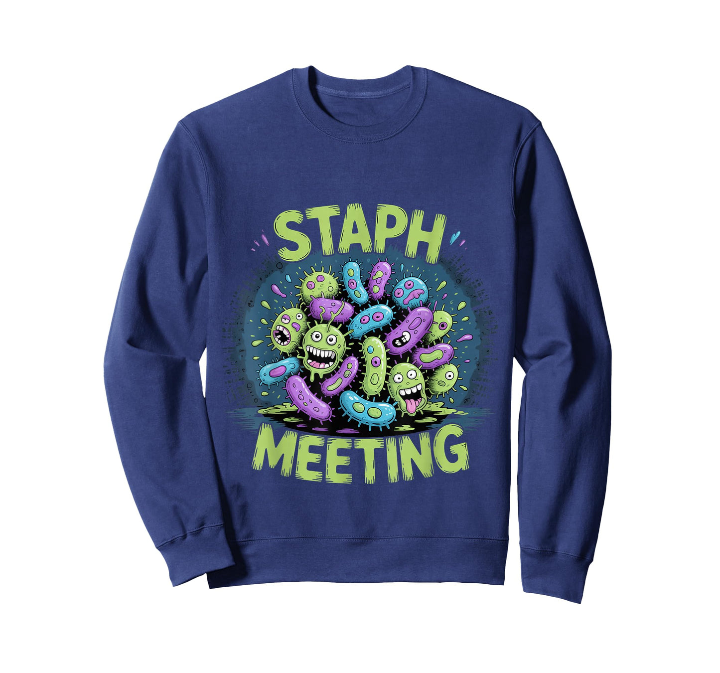 Staph Meeting Biology Nerd Bacteria Joke T-Shirt
