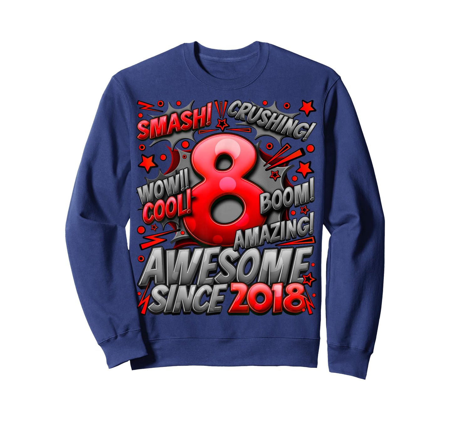 8 Year Old Gifts for Boys 8th Birthday Boy 8 Year Old Boy T-Shirt