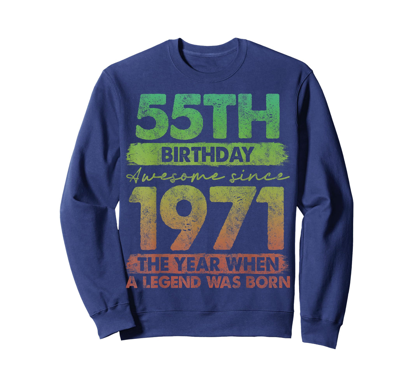 55 Year Old Gifts Vintage 1971 Limited Edition 55th Birthday T-Shirt