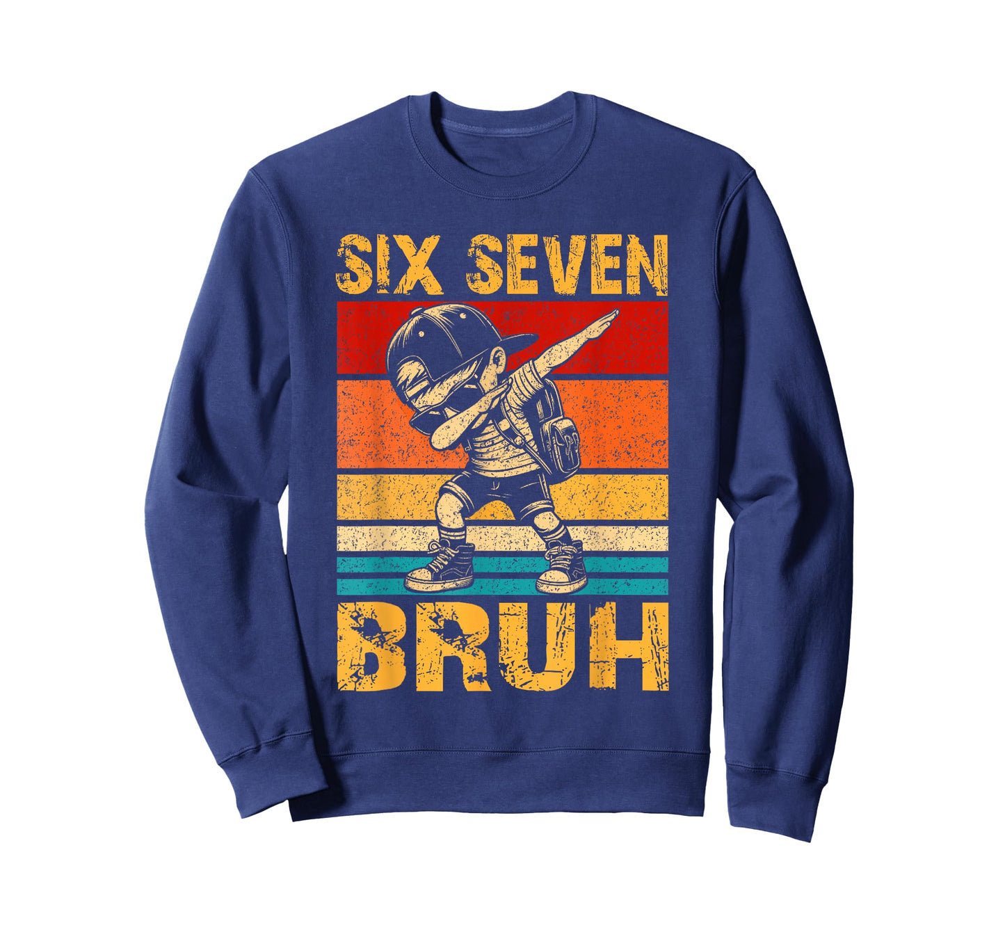 67 Meme 6 7 Numbers Dabbing Six Seven Bruh Funny Boys Kids T-Shirt