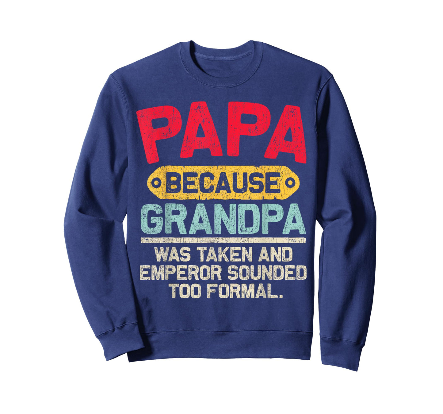 Mens Papa Shirts for Men Grandpa Fathers Day Papa from Grandkids T-Shirt