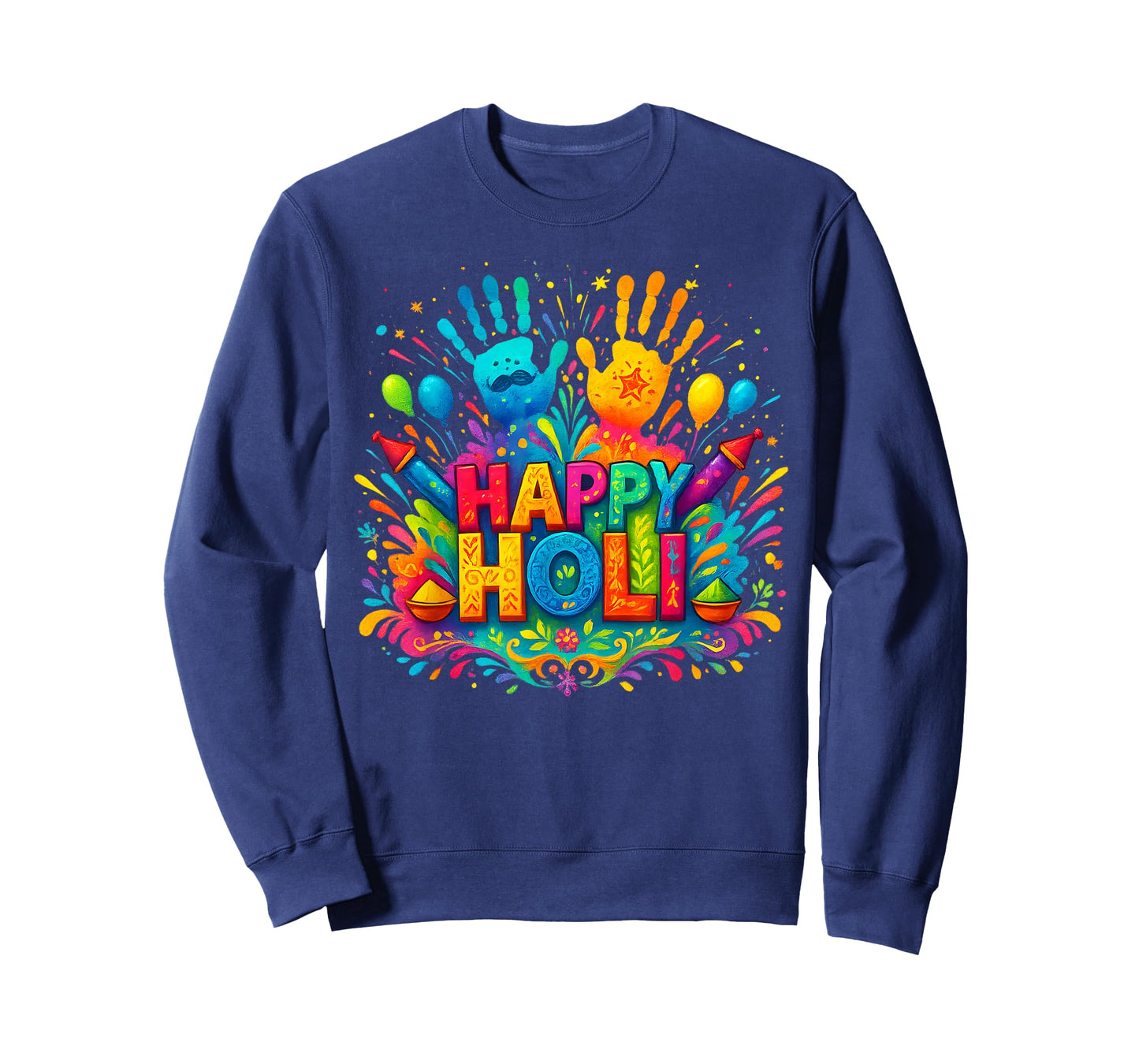 Happy Holi Festival Indian Spring Colors Family Men Women T-Shirt