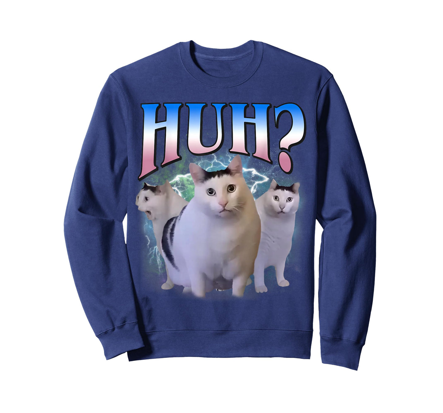 Huh Silly Cat Meme Funny Oddly Bootleg Specific Dank Meme T-Shirt