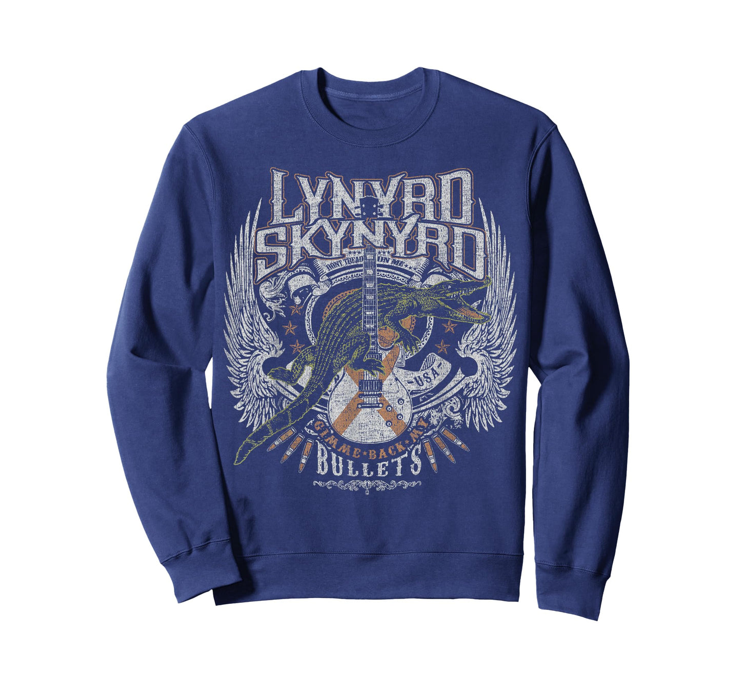 Lynyrd Skynyrd Croc Rock Bullet Tread On Me Country Southern T-Shirt