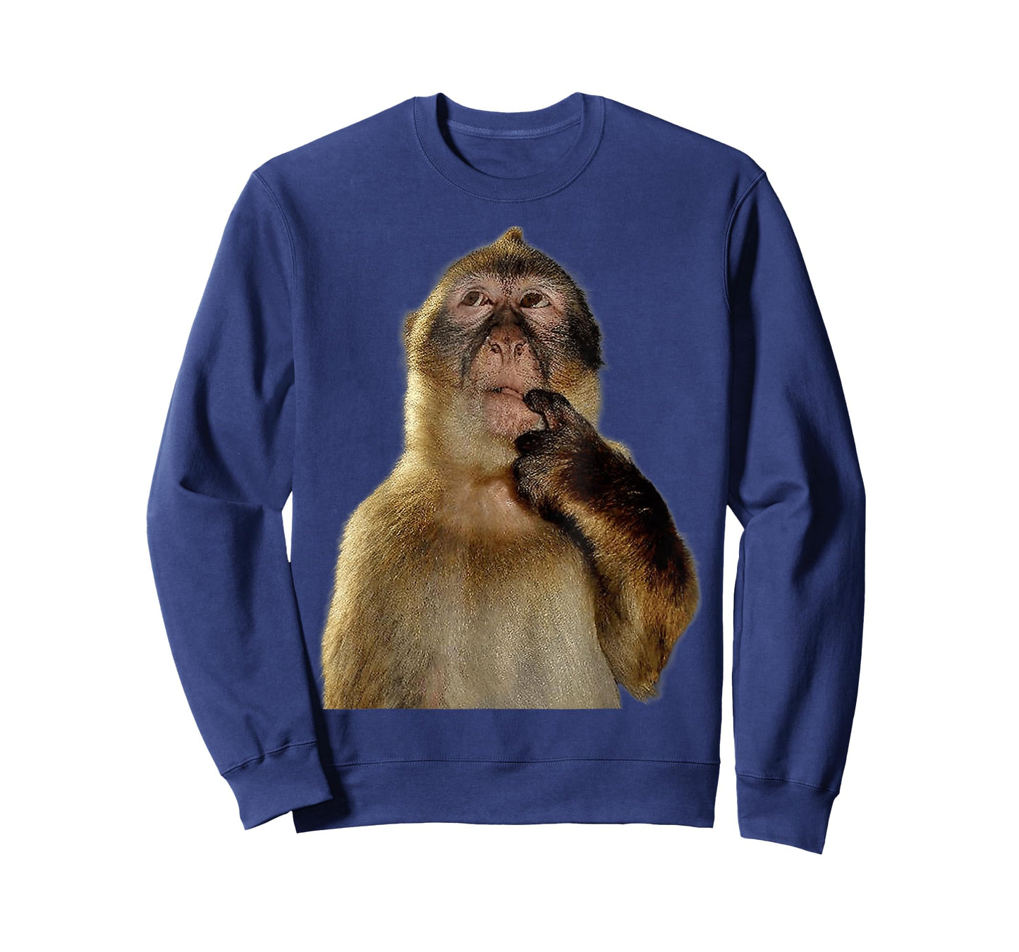 Thinking Monkey Funny Meme Cute T-Shirt
