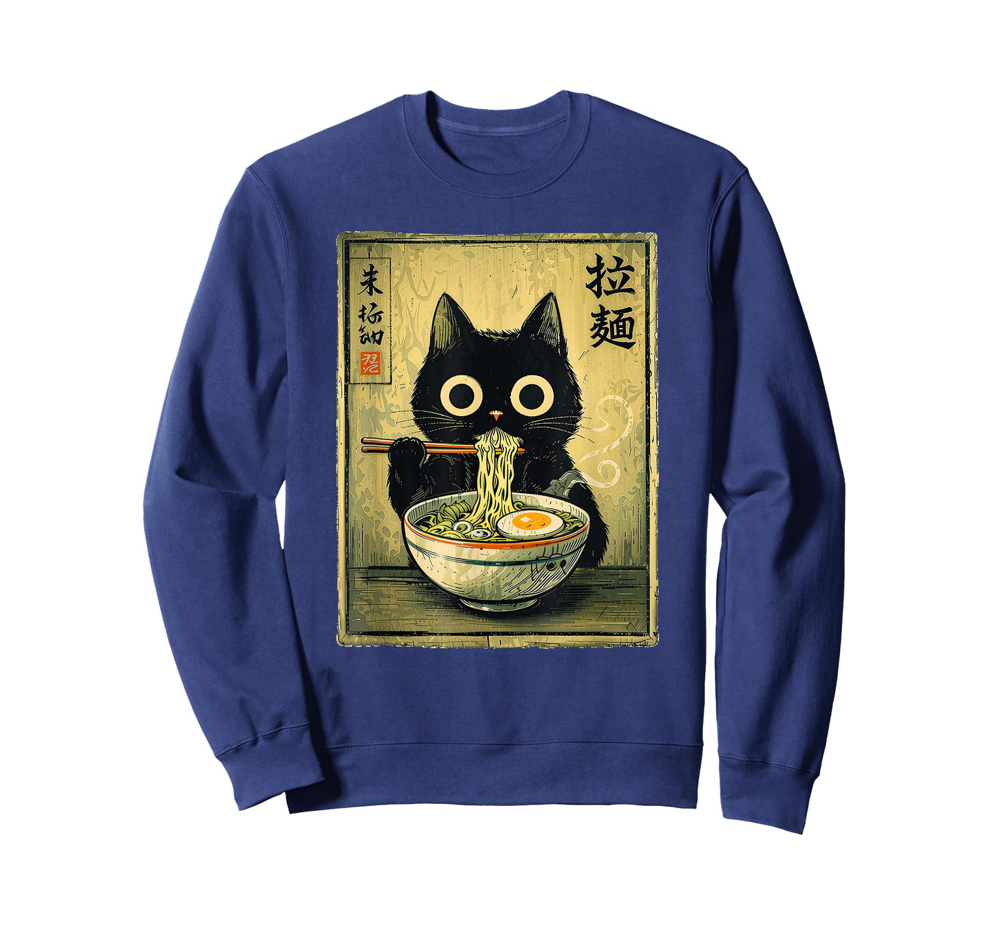 Kawaii Ramen Cat Vintage Japanese Funny Retro Anime Noodle T-Shirt