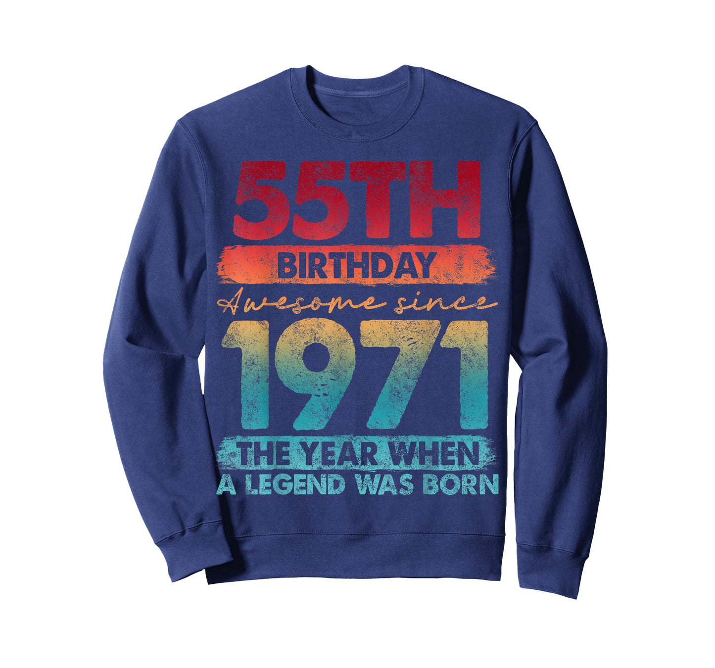 55 Year Old Gifts Vintage 1971 Limited Edition 55th Birthday T-Shirt