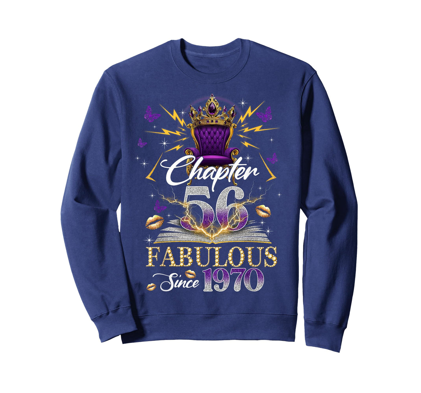 Chapter 56 Fabulous Since 1970 56th Birthday Women Girls T-Shirt