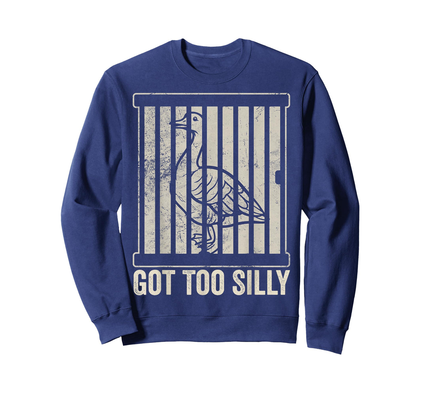 Silly Goose Got Too Silly Funny Goose Meme Humor T-Shirt