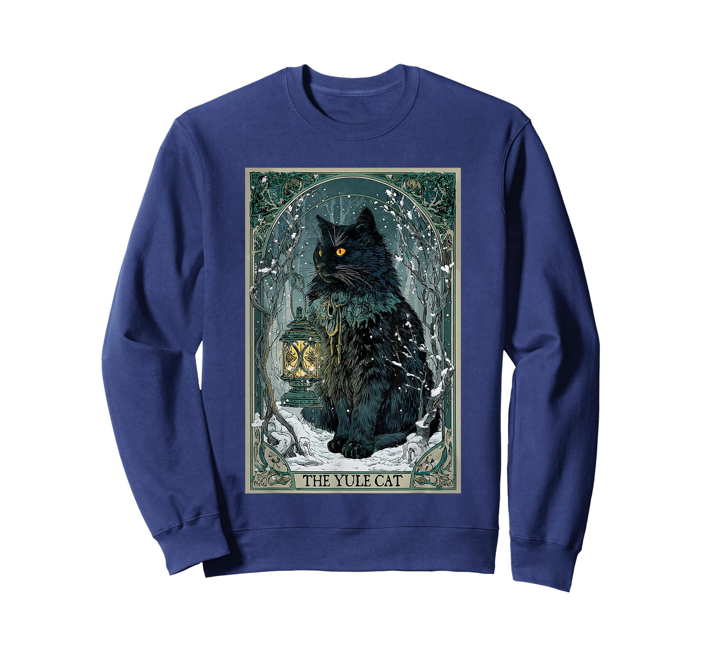 The Yule cat Tarot Card Christmas T-Shirt