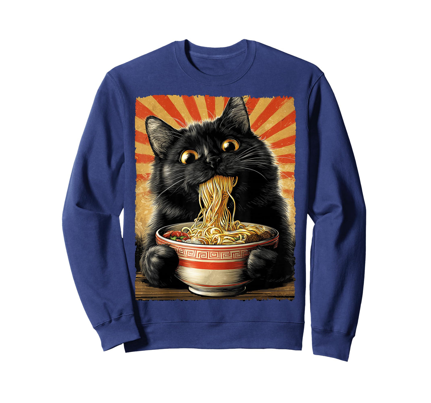 Funny Ramen Cat Noodle Lovers Anime Otaku T-Shirt
