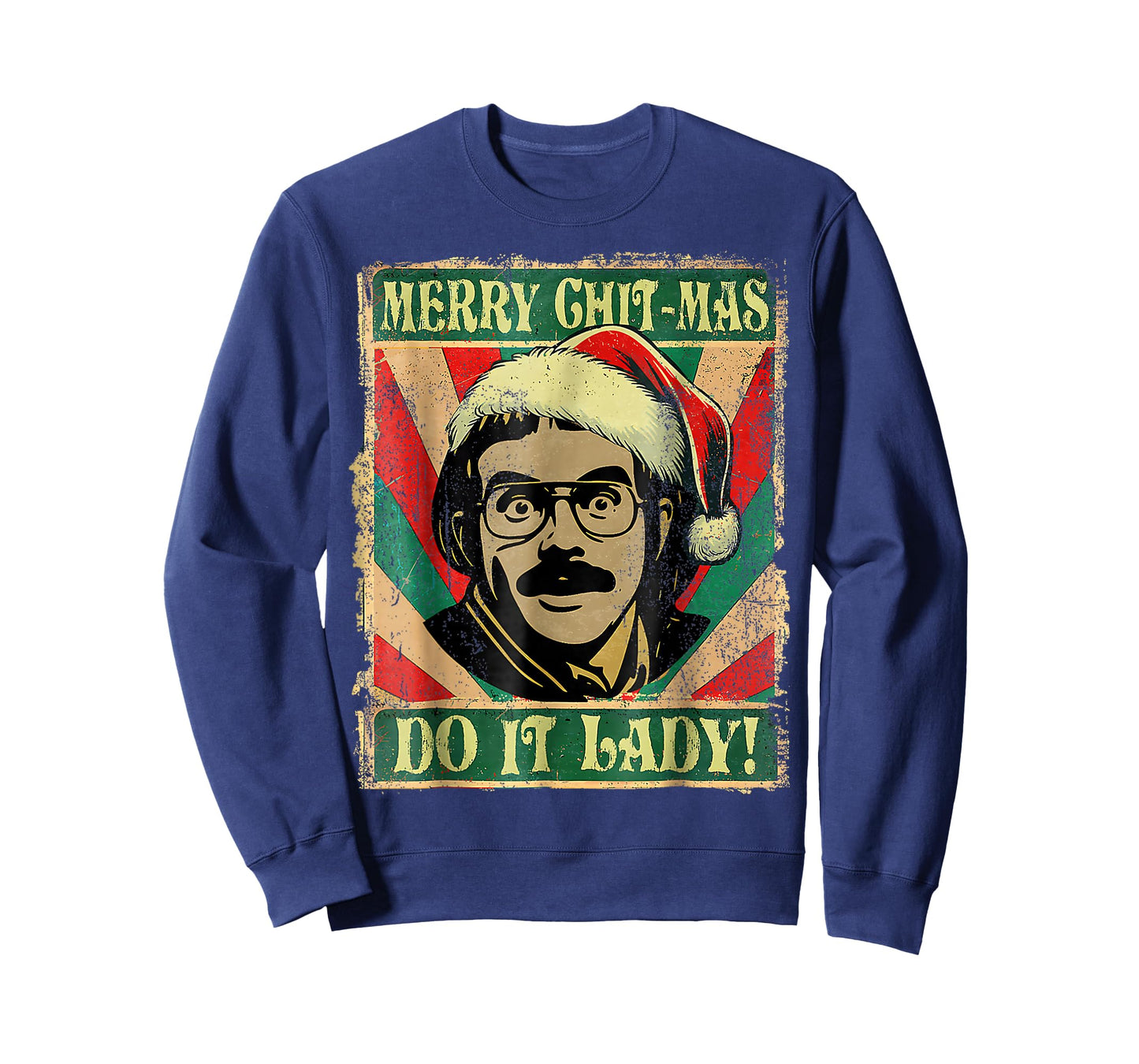 Do It Funny Chit-mas Christmas Santa Hat T-Shirt
