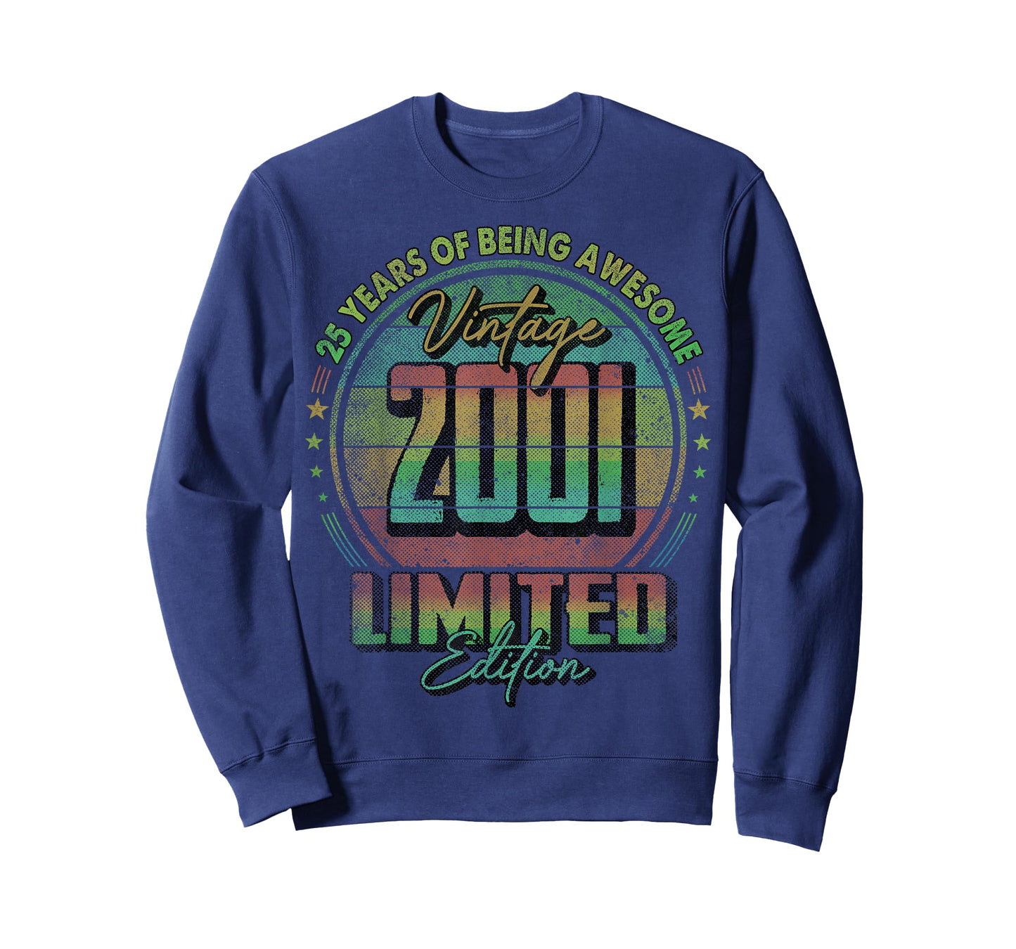 Vintage 2001 Limited Edition Shirt 25 Year Old 25th Birthday T-Shirt