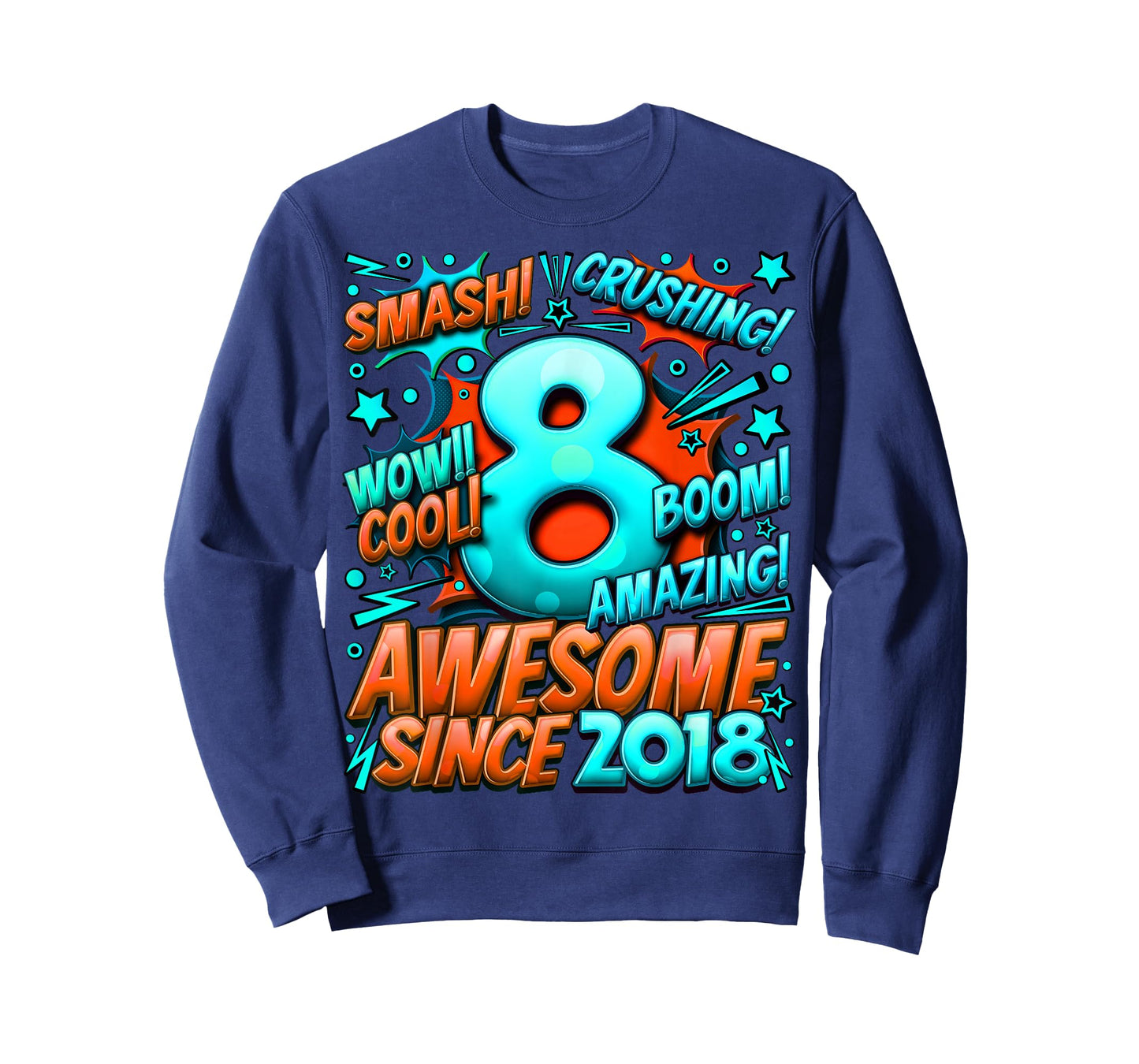 8 Year Old Gifts for Boys 8th Birthday Boy 8 Year Old Boy T-Shirt