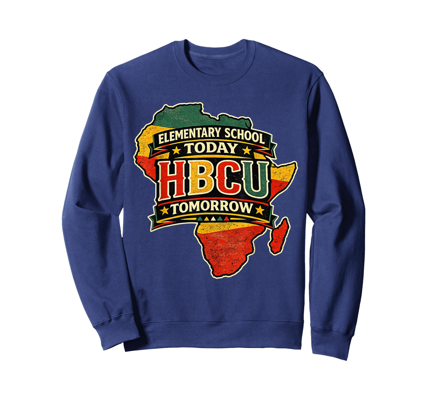 Elementary School Today HBCU Tomorrow Africa Map T-Shirt
