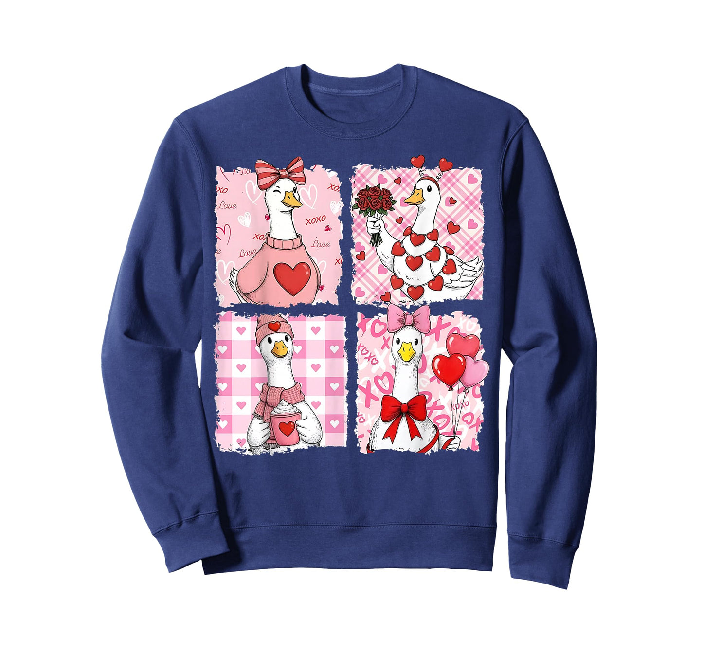 Just A Lovely Goose Cute Goose Valentine's Day T-Shirt