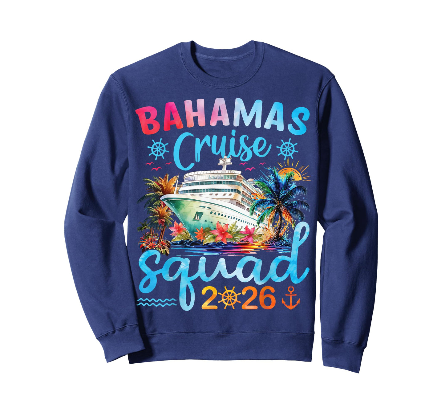 Bahamas Cruise Squad 2026 Cruising Together Family Matching T-Shirt