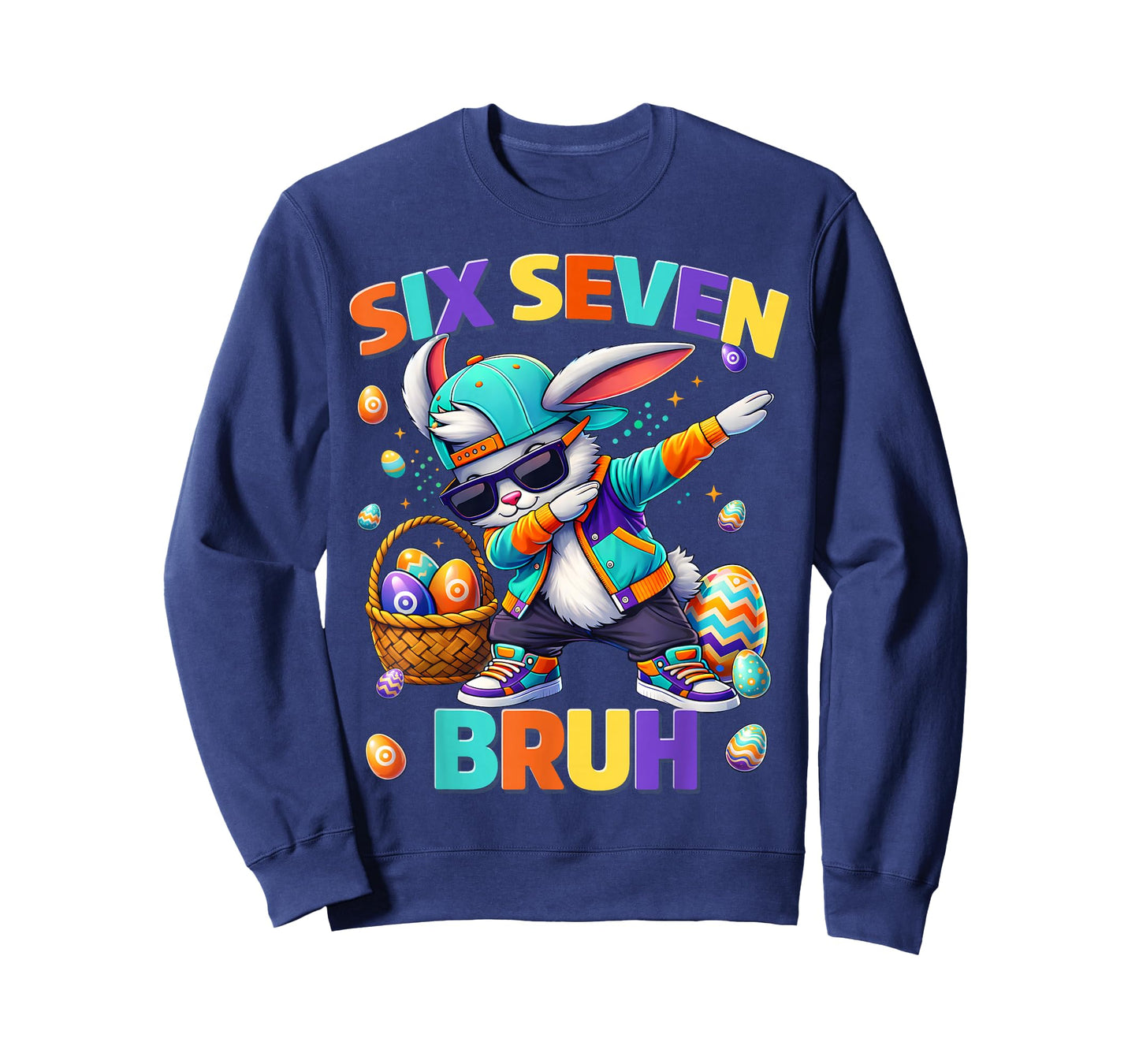 Bruh Happy Easter Bunny Dabbing Rabbit Men Boy Kid T-Shirt