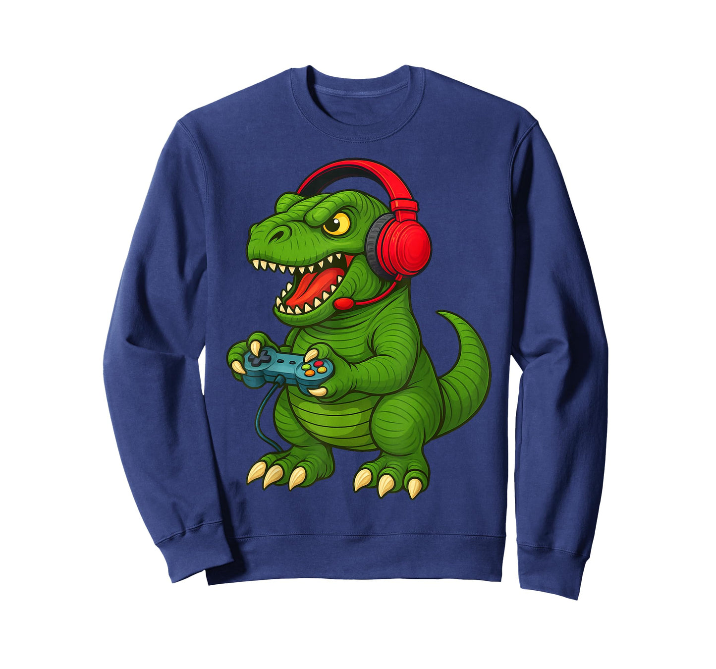 Gamer T Rex Dinosaur Video Games Boys Teen Funny Gift Gaming T-Shirt