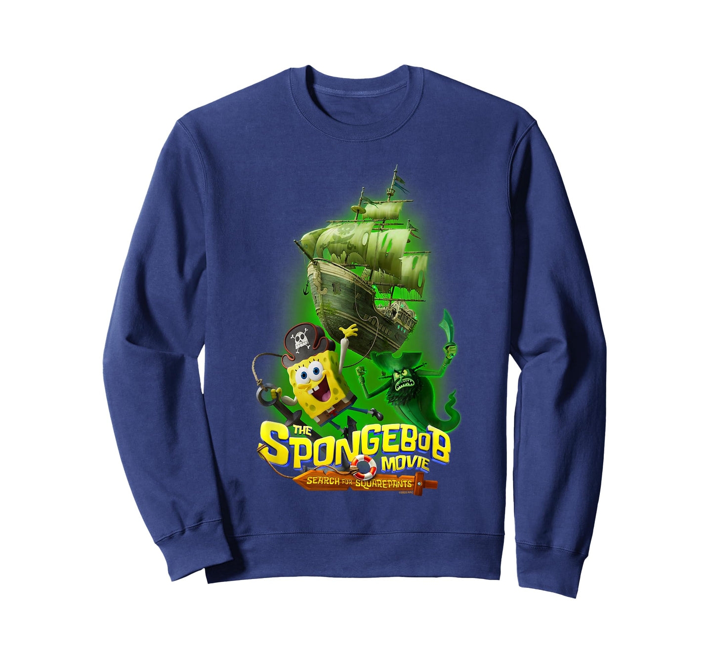 The Spongebob Movie: Search for Squarepants Dutchman Green T-Shirt