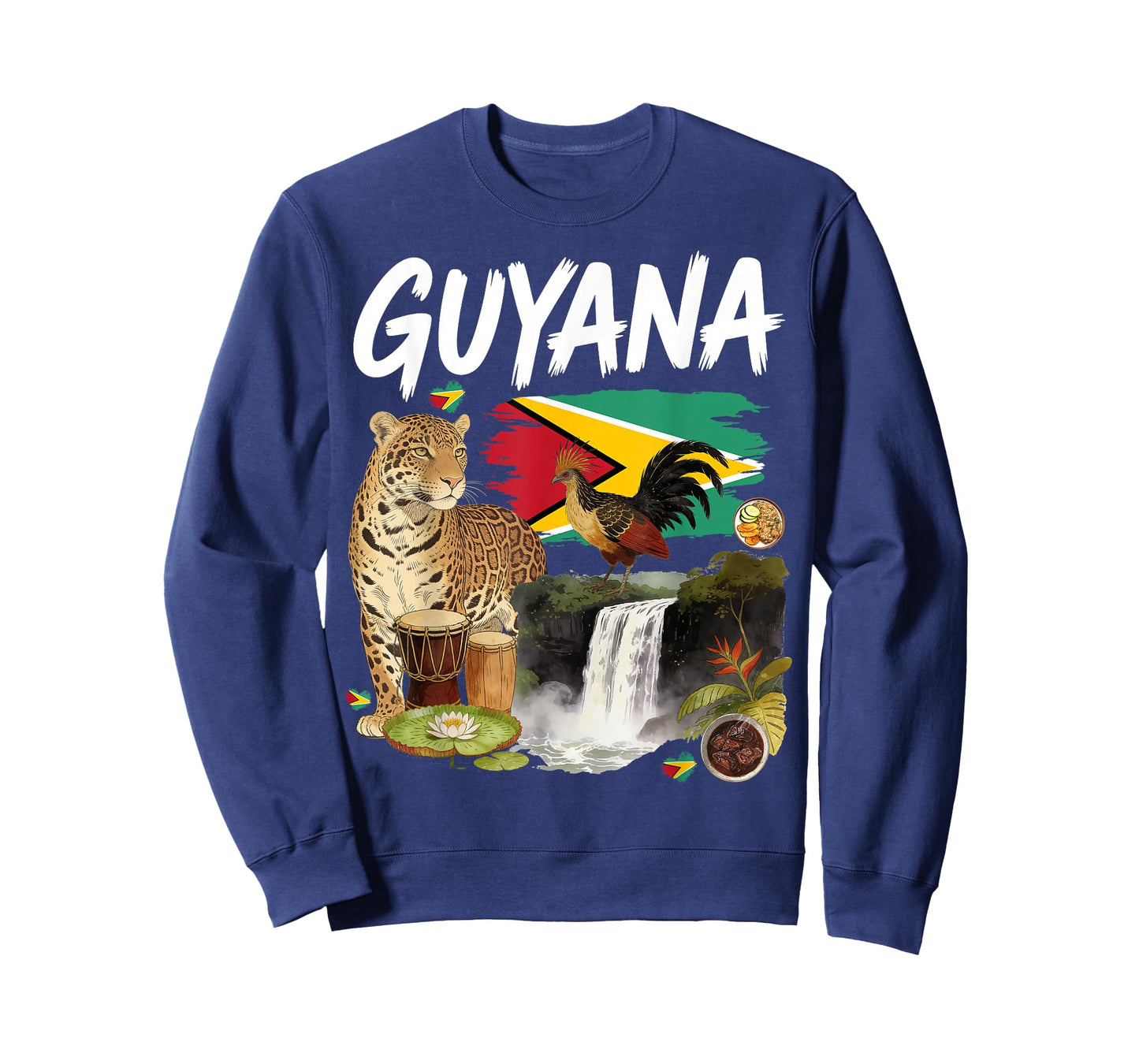 Guyana Flag Outfit Idea for Women & Guyanese Roots T-Shirt