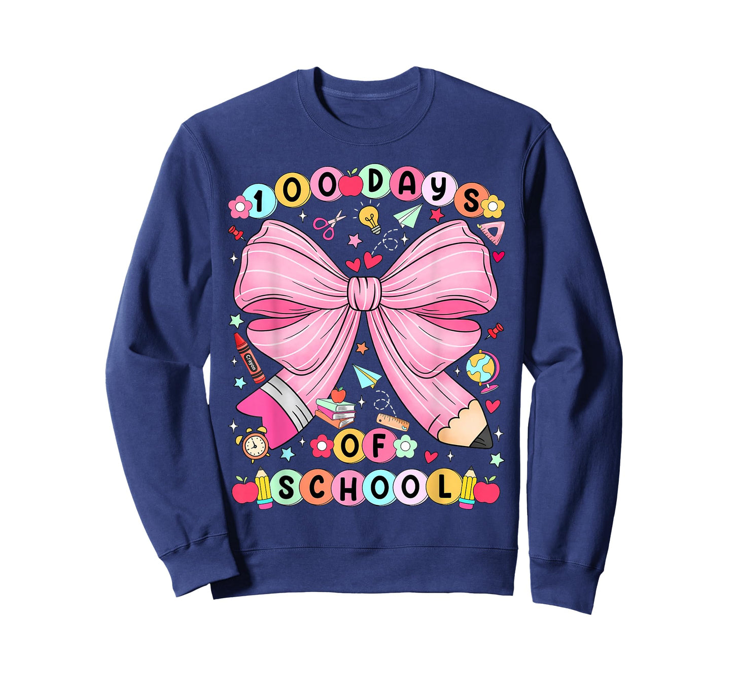 100 Days of School Coquette Bracelet 100 Days Smarter Kids T-Shirt