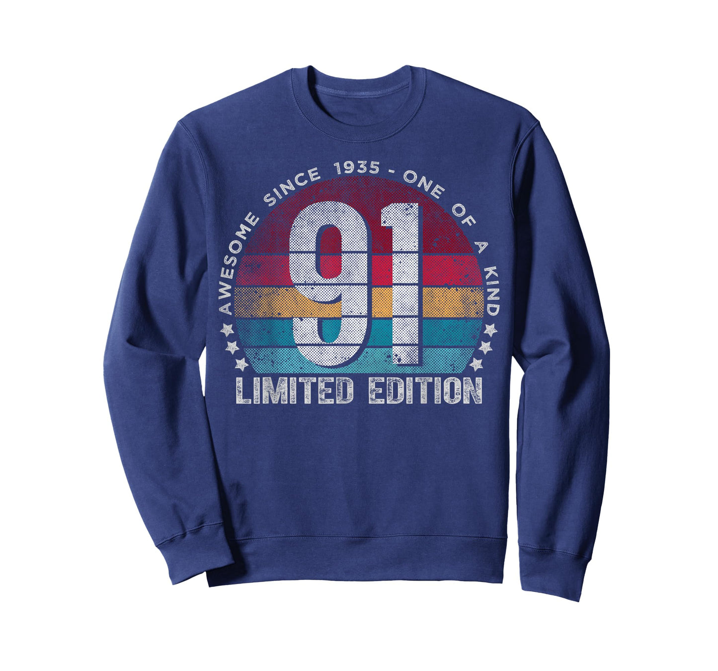 91 Year Old Gifts Vintage 1935 Limited Edition 91st Birthday T-Shirt