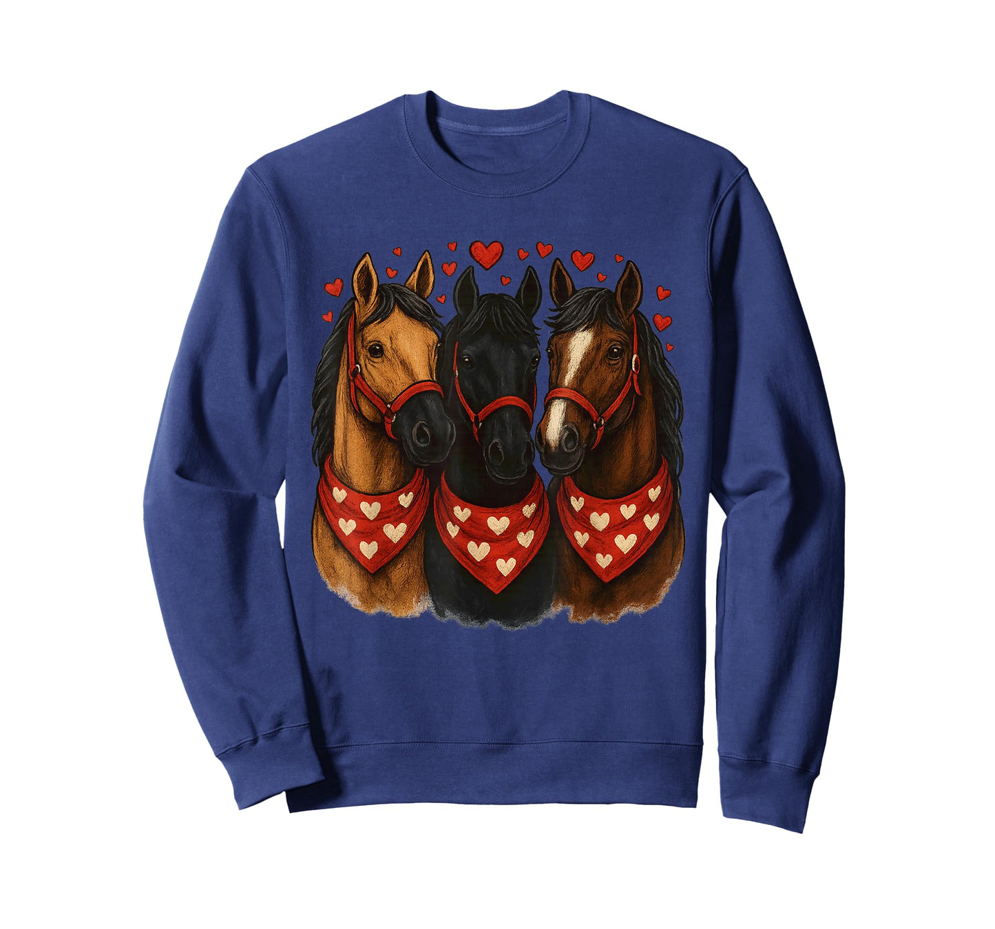 Horse Valentine Valentines Day Cute Horse for Women Girls T-Shirt