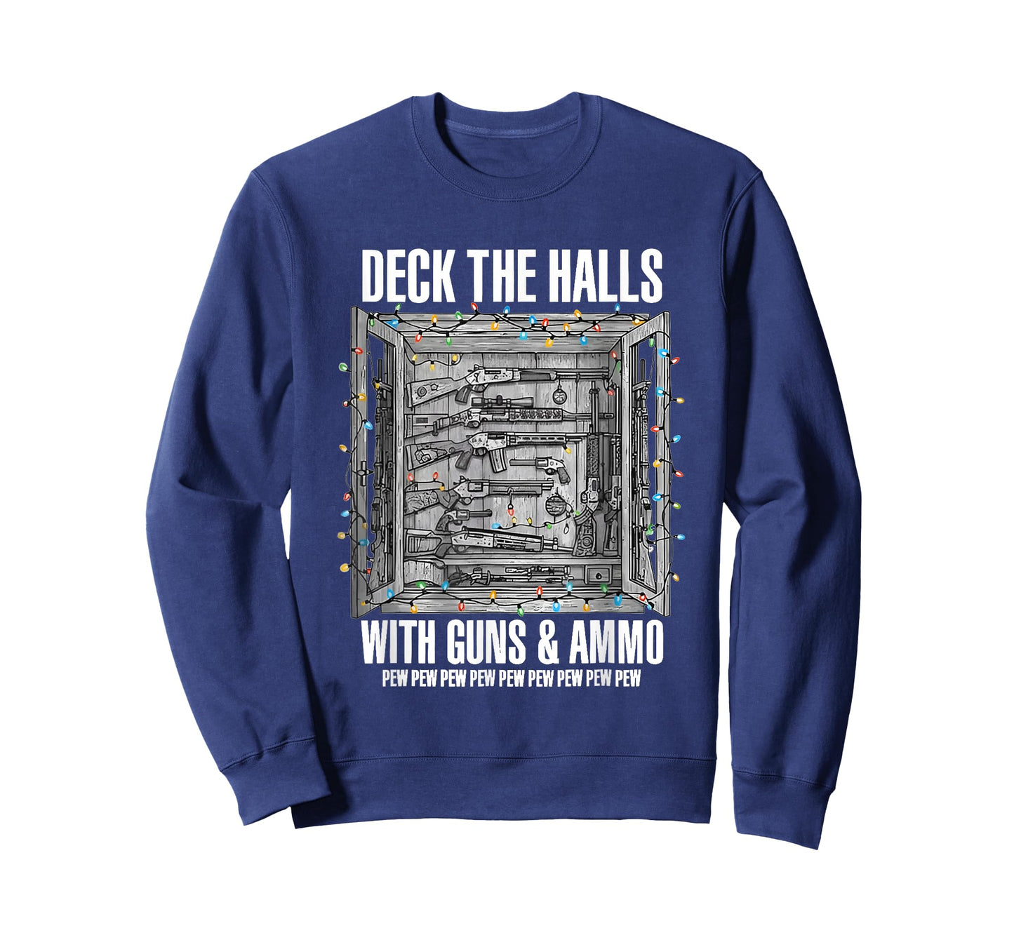 Deck The Halls with Guns and Ammo T-Shirt