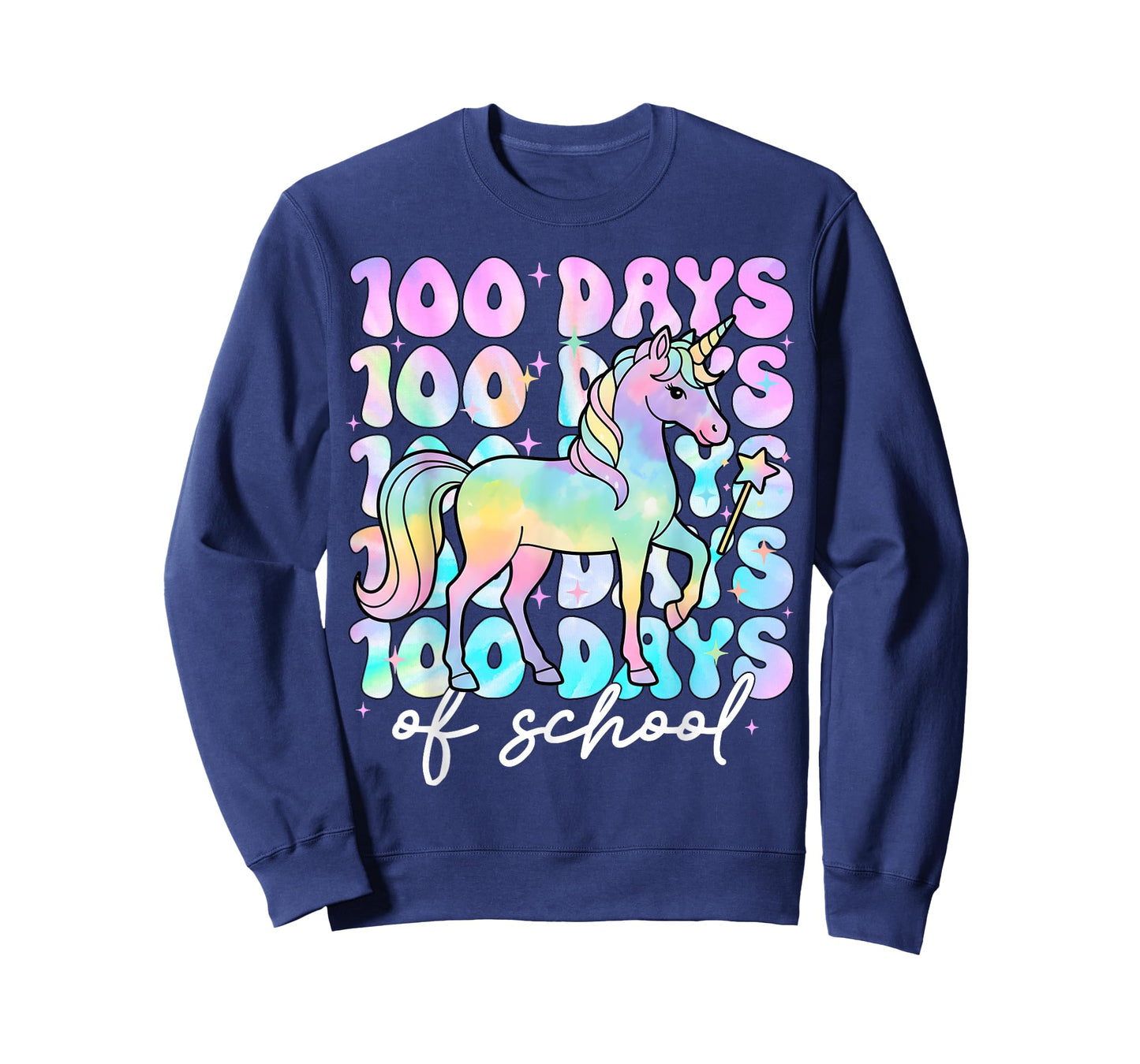100 Days of School Unicorn Girls 100th Day of School Teacher T-Shirt