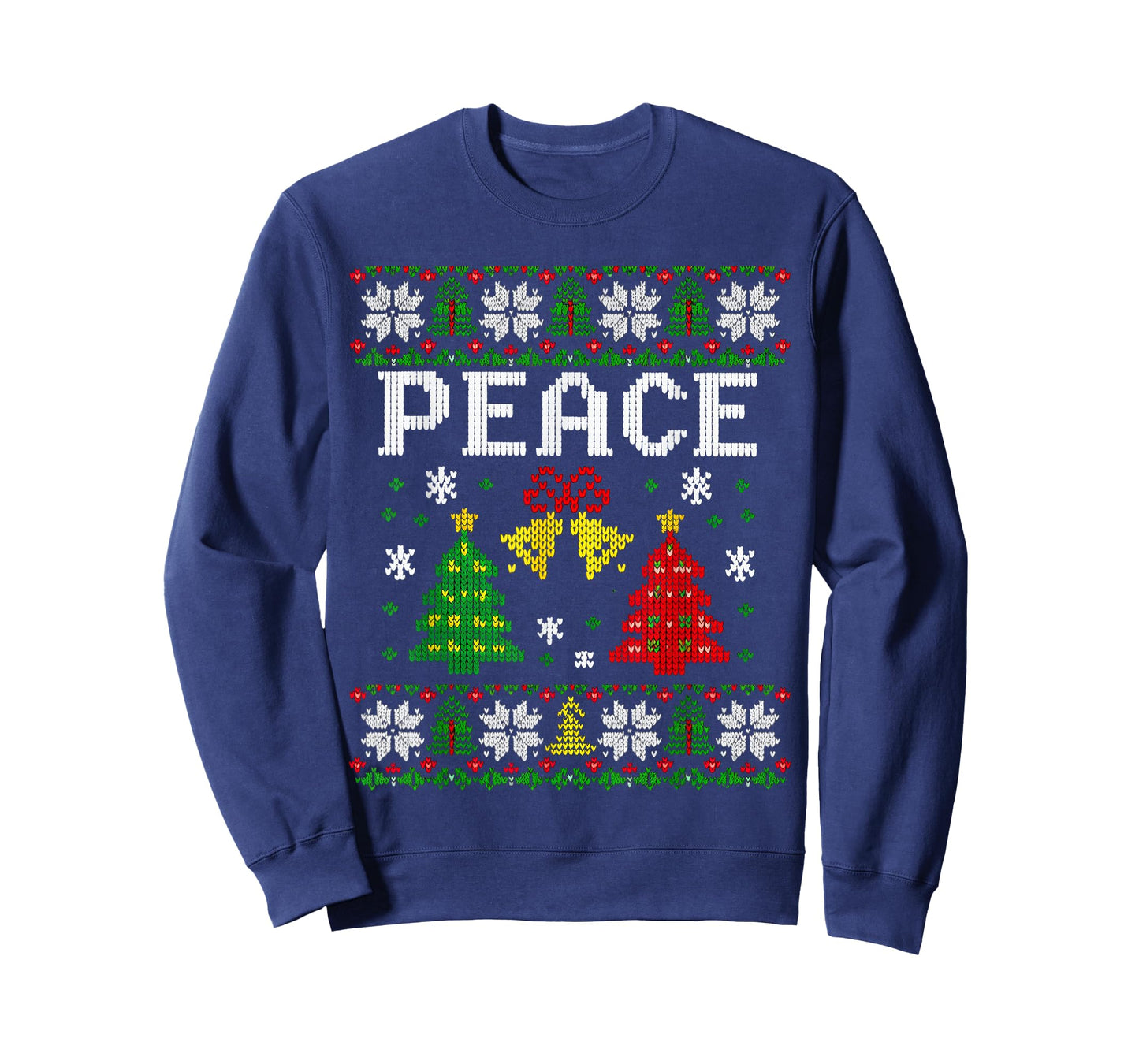 Peace I Come in Peace Couple Matching Ugly Christmas Sweater T-Shirt