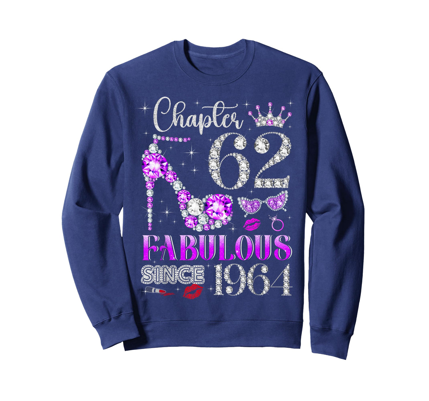 Chapter 62 Fabulous Since 1964 62nd Birthday Ladies Girls T-Shirt