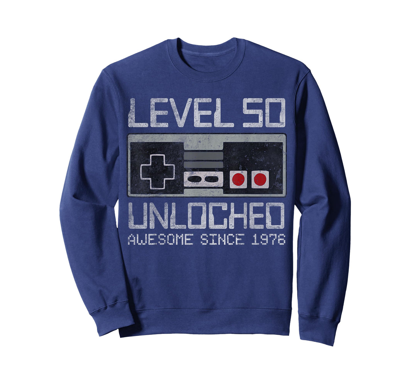 Level 50 Unlocked 50th Birthday 50 Year Old Video Gamer Men T-Shirt